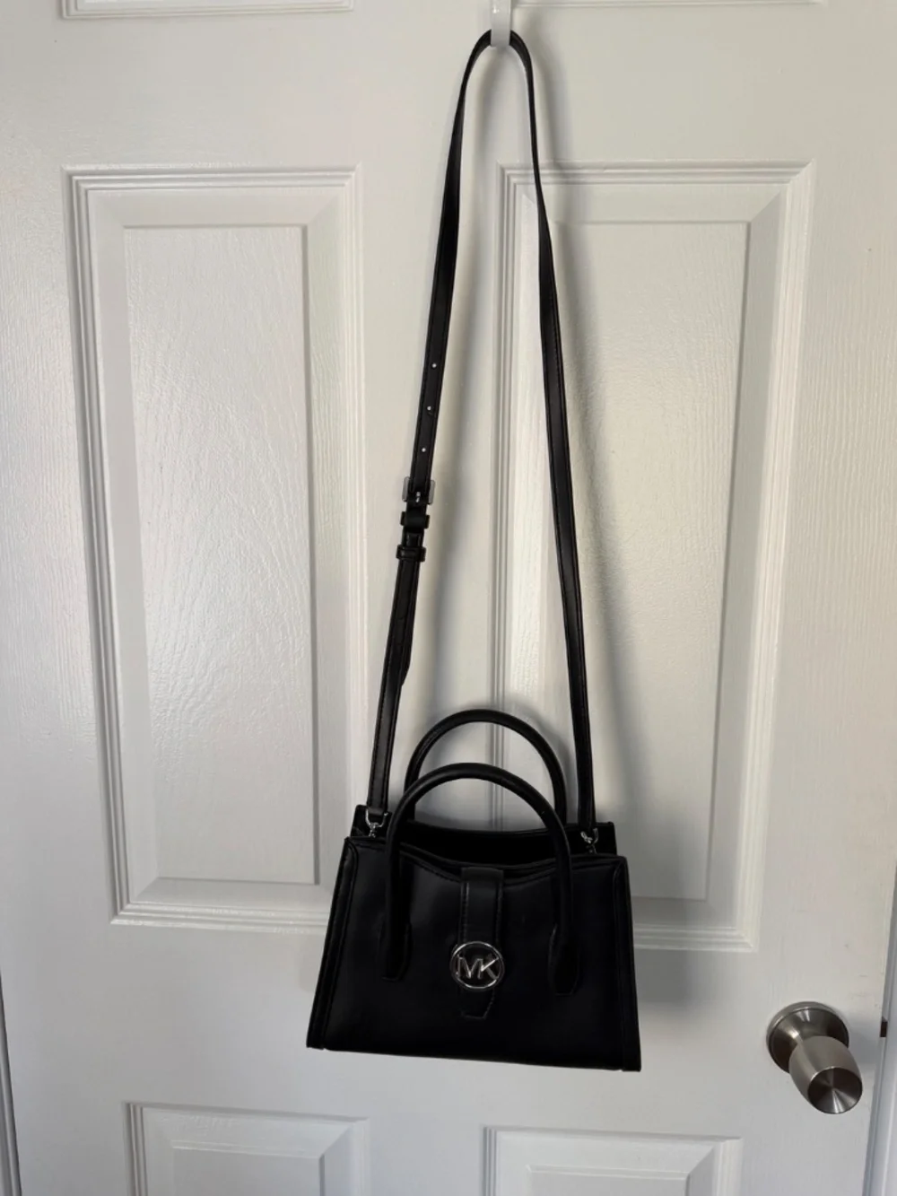 Michael Kors Small Faux Leather Satchel Bag - Picture 7 of 7